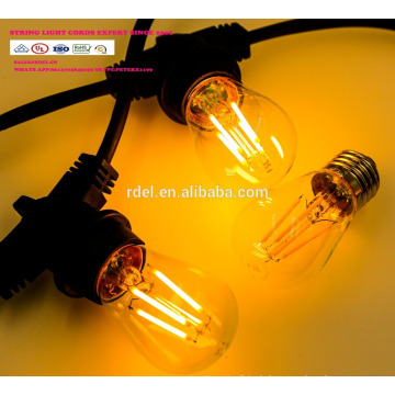 SL-51 Waterproof 15M 15 sockets String Lighting Commercial Grade E26 E27 Holiday LED String Light